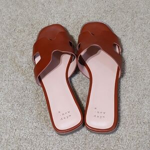 Tan sandals